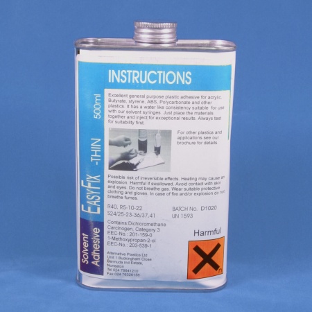 Can of Solvent Easy Fix Thin