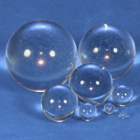 clear polished plastic balls