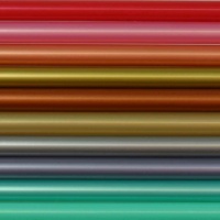 Metallic Round Acrylic Rod